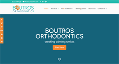 Desktop Screenshot of boutrosortho.com
